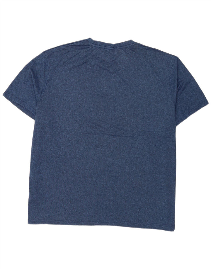 T-shirt da uomo Fila Top 4XL poliestere blu navy