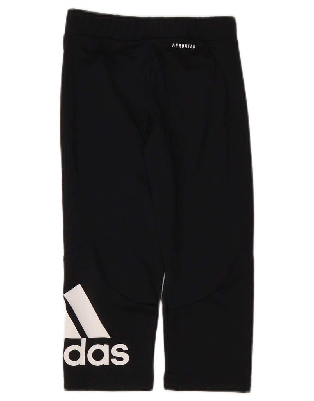 Leggings grafici ADIDAS per ragazze Aeroready 9-10 anni in poliestere nero