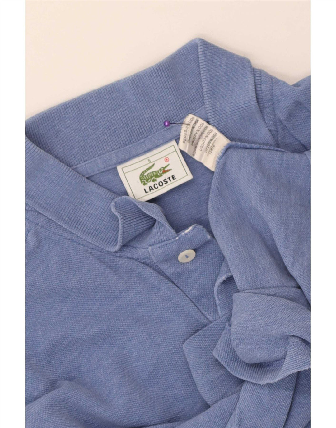 Polo da uomo Lacoste taglia 5 grande in cotone blu