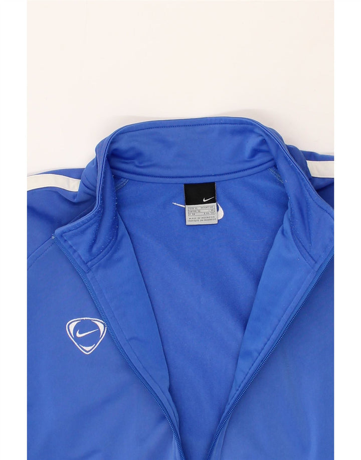 NIKE Mens Tracksuit Top Jacket UK 44/46 XL Blue Polyester Vintage Nike and Second-Hand Nike from Messina Hembry 
