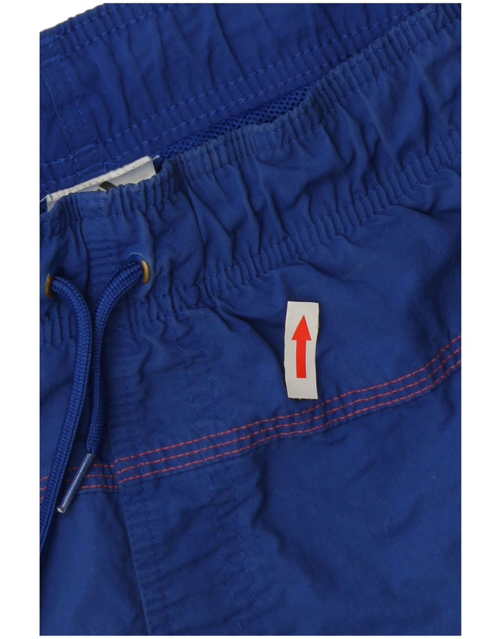 Pantaloncini da bagno da uomo Adidas Large in nylon color block blu