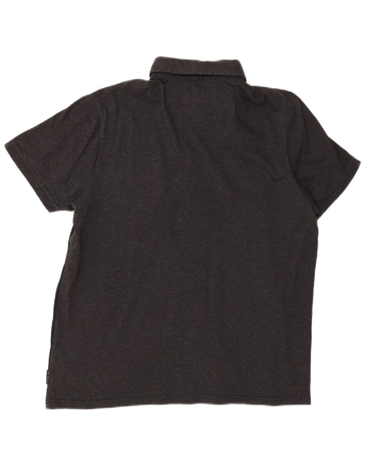 Polo da uomo Ted Baker taglia 4 grande in cotone color block blu navy