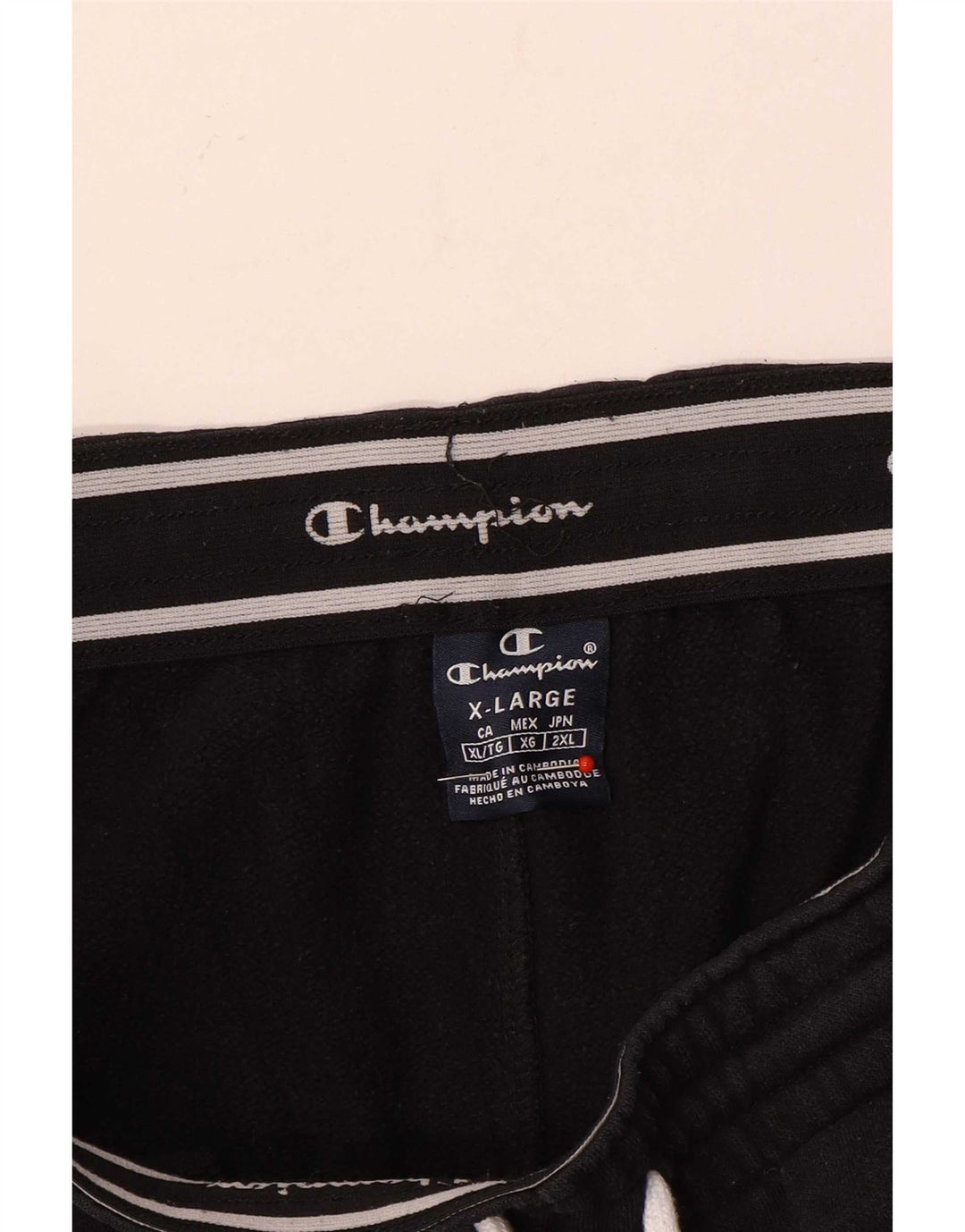 Pantaloni da tuta da uomo Champion XL neri