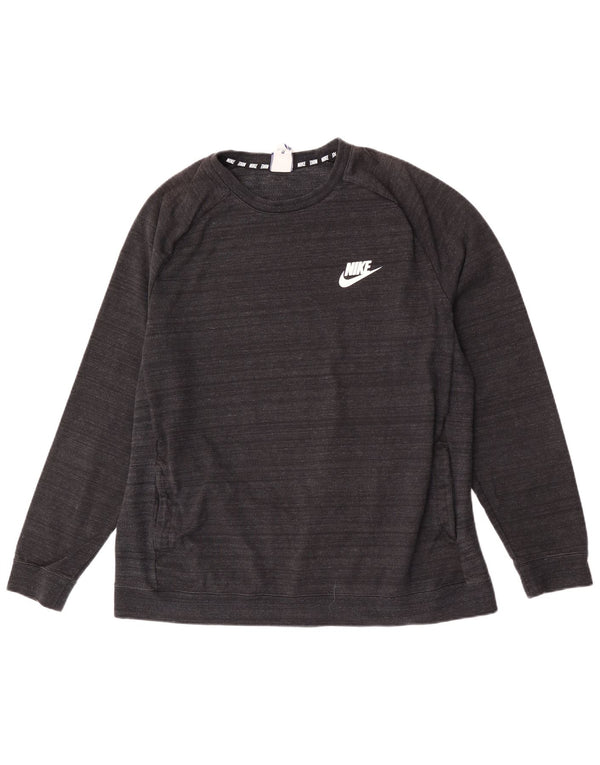Felpa da uomo Nike Jumper XL in cotone chiazzato nero