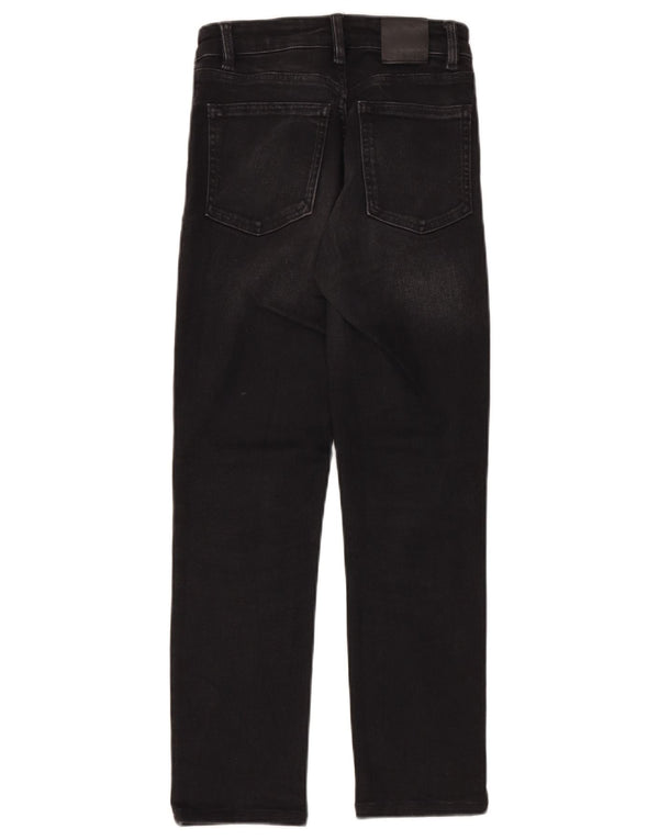 Jeans slim da donna Massimo Dutti EU 34 2XS W24 L26 Cotone nero