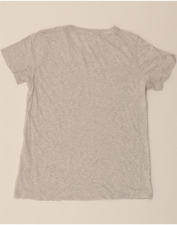 CHAMPION Womens Graphic T-Shirt Top UK 12 Medium Grey Cotton Vintage Champion and Second-Hand Champion from Messina Hembry 