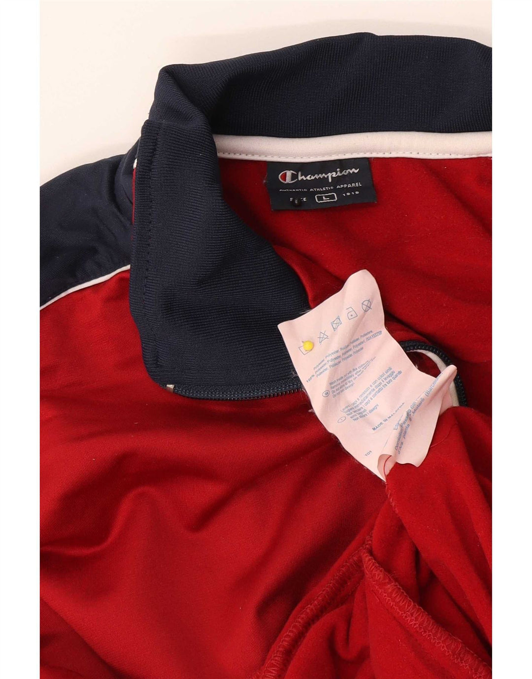 Giacca da tuta da donna Champion UK 16 Large Rosso Colourblock Poliestere