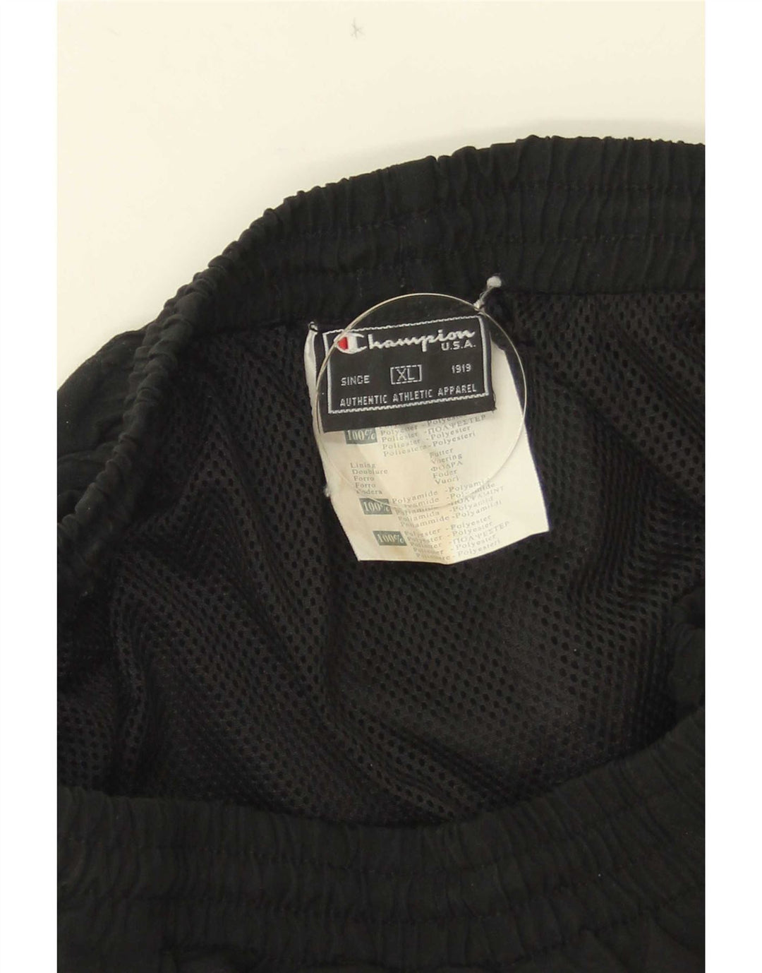 Pantaloni da tuta da uomo Champion XL Poliestere nero