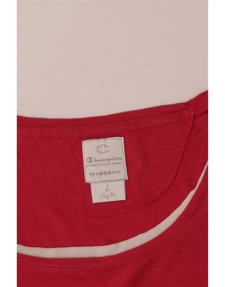 Canotta Champion da donna Easy Fit UK 14 Large Rosa