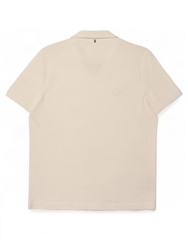 Polo da uomo Pretty Green XL in cotone bianco