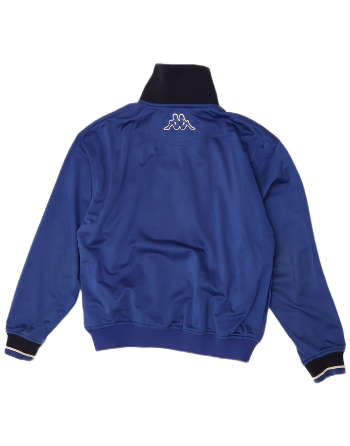 Giacca da tuta da ragazzo Kappa 12-13 anni XL Blu Colourblock Poliestere
