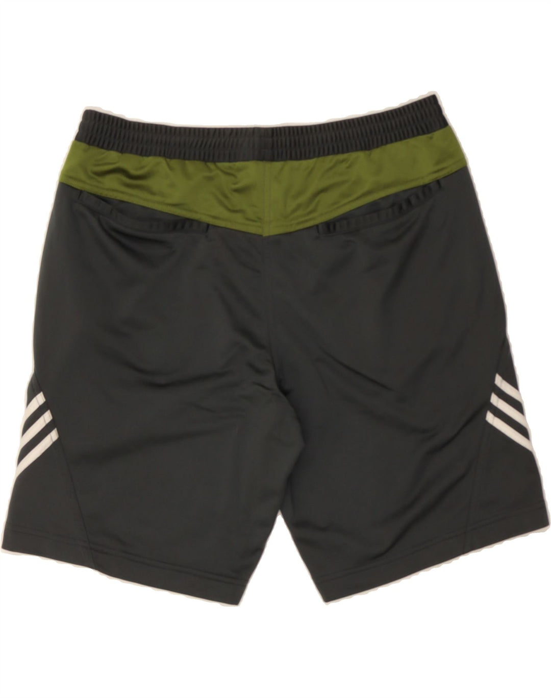 ADIDAS Mens Sport Shorts UK 38/40 Medium Khaki Colourblock Polyester Vintage Adidas and Second-Hand Adidas from Messina Hembry 