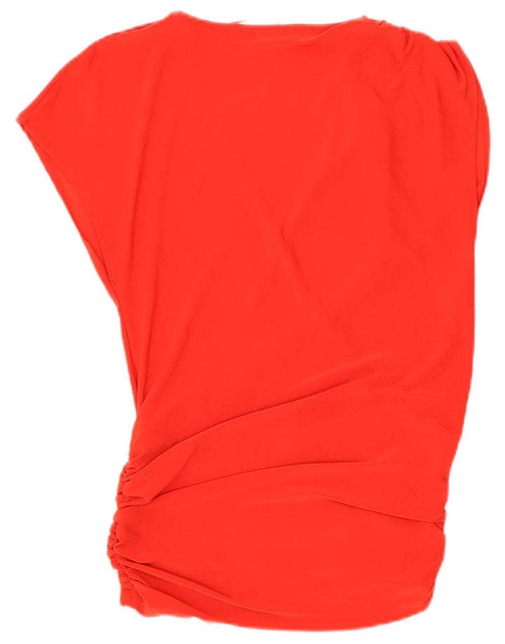 Camicetta senza maniche da donna Zara UK 8 Small Poliestere rosso