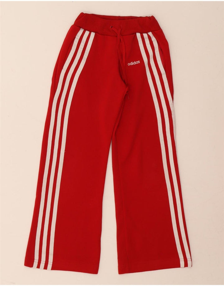 Pantaloni Tuta Adidas Bambina 7-8 Anni Poliestere Rosso