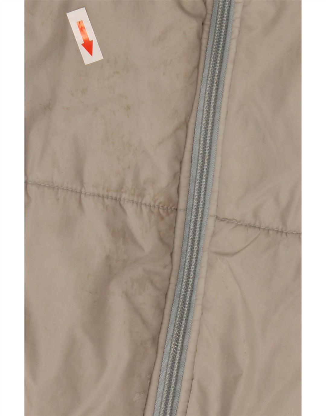 Giacca imbottita foderata da uomo Tommy Hilfiger UK 40 grande nylon grigio