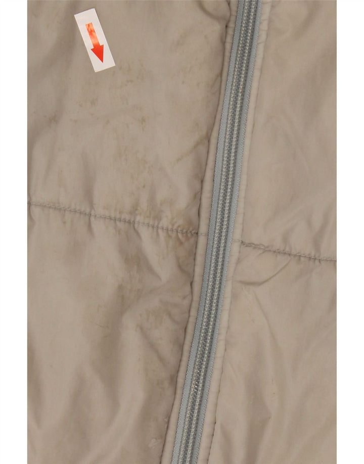 Giacca imbottita foderata da uomo Tommy Hilfiger UK 40 grande nylon grigio