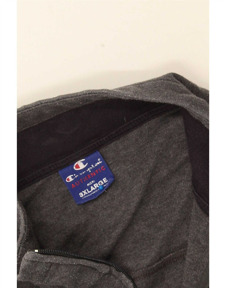 Giacca da tuta da uomo Champion 3XL Colorblock grigio