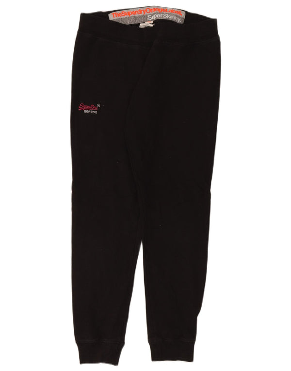 Pantaloni da tuta da donna Superdry Joggers UK 14 Medium Black Cotton