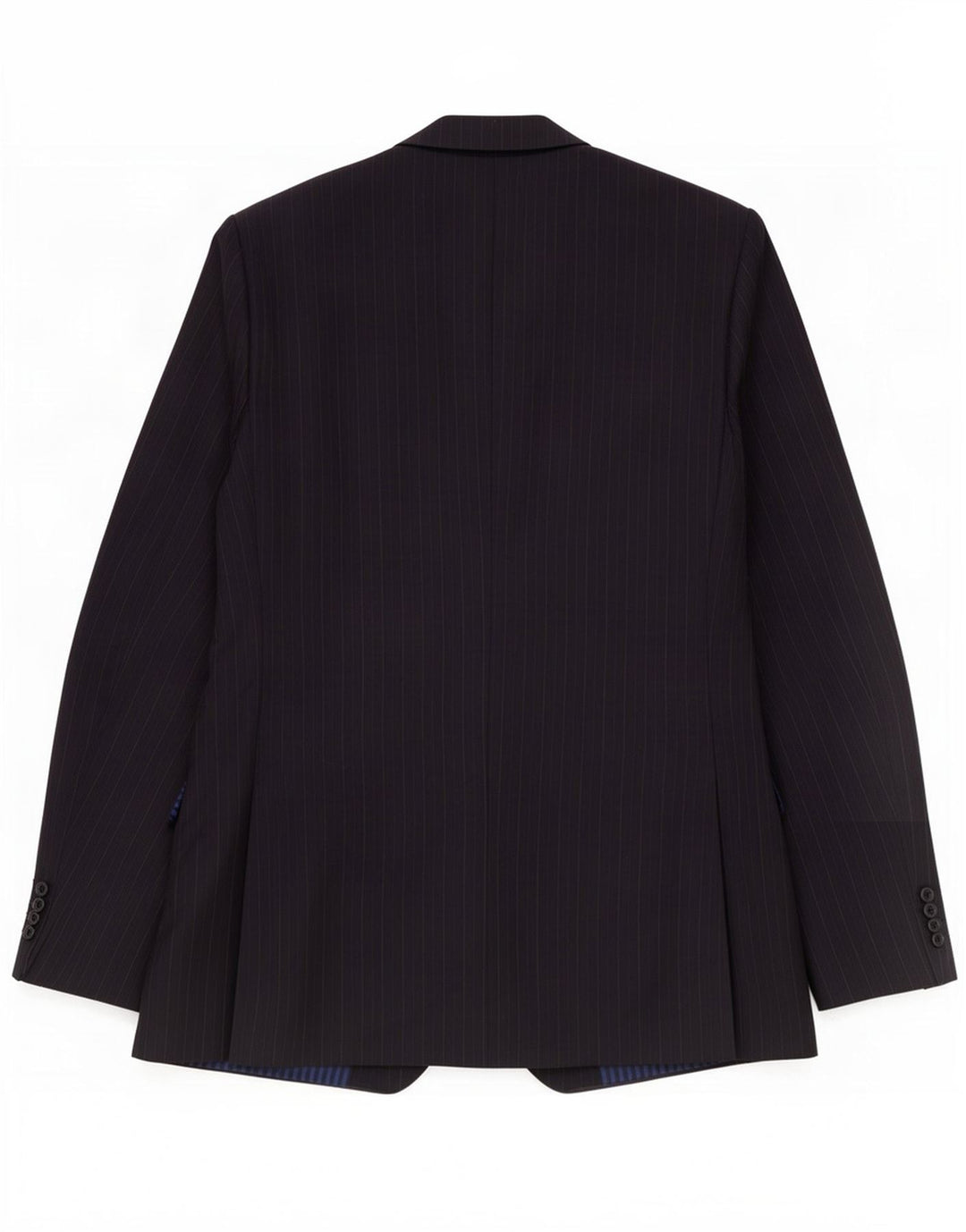 Giacca blazer a 2 bottoni da uomo Marks & Spencer UK 44 XL gessato blu navy
