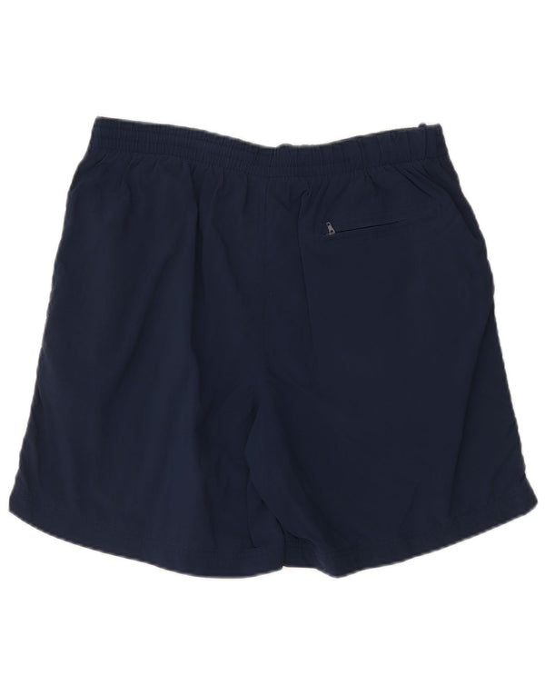 Pantaloncini sportivi Reebok da uomo di grandi dimensioni in nylon blu navy