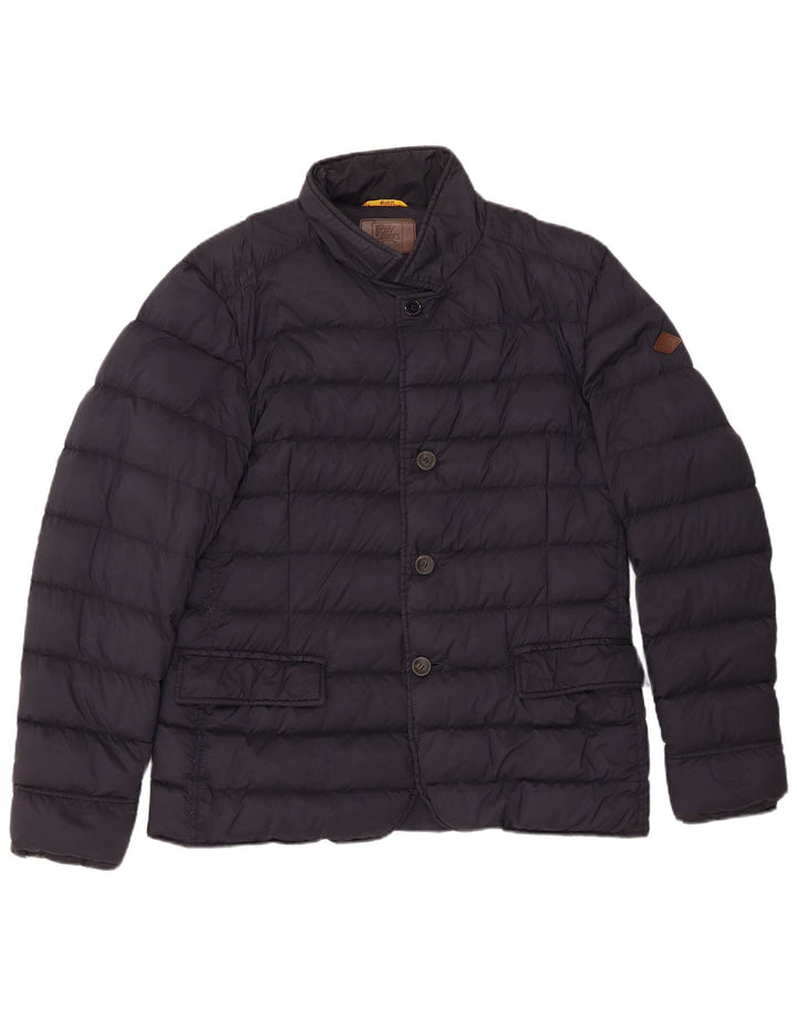 Giacca imbottita da uomo Roy Rogers IT 52 XL Nylon blu navy