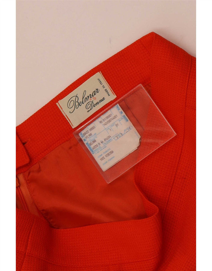 Gonna a tubino da donna Belmar IT 44 media W28 viscosa arancione