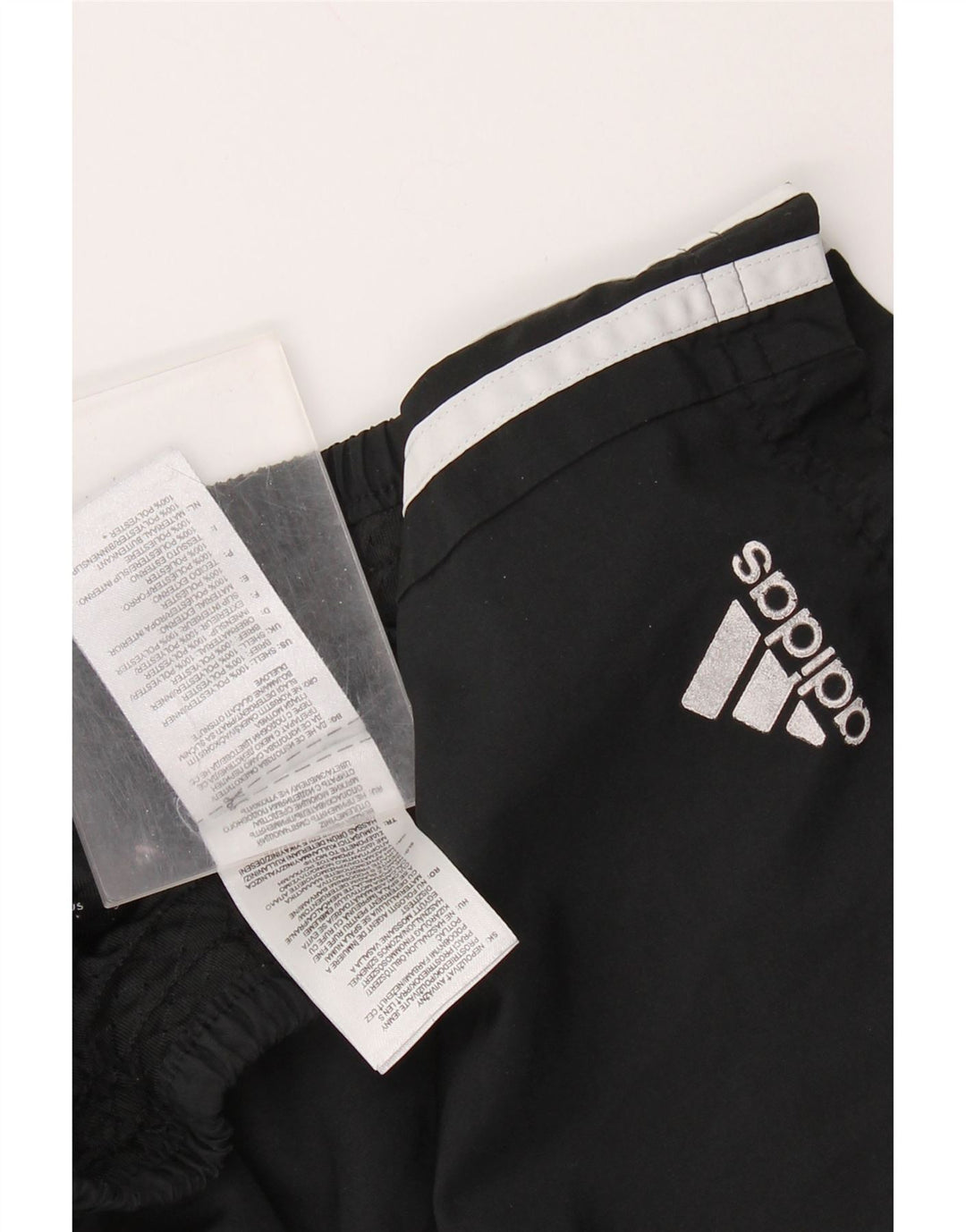 Pantaloncini sportivi da uomo ADIDAS medio nero in poliestere