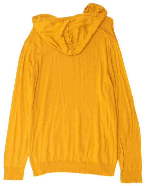 Maglione con cappuccio Zara da uomo giallo medio
