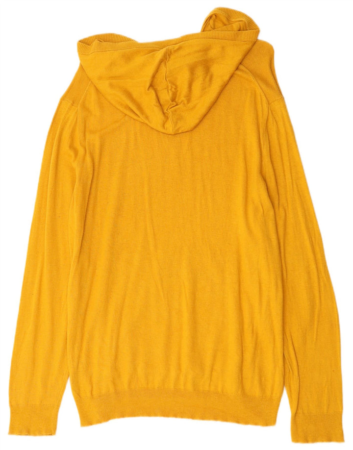Maglione con cappuccio Zara da uomo giallo medio