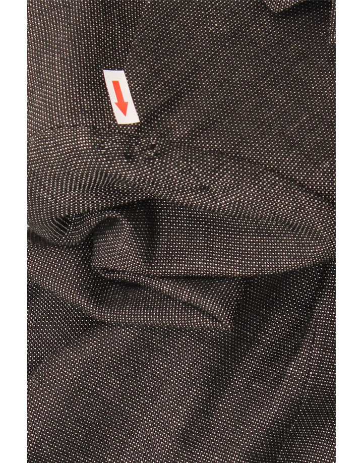 Giacca blazer da uomo a 2 bottoni Hugo Boss EU 50 grande lana vergine grigia