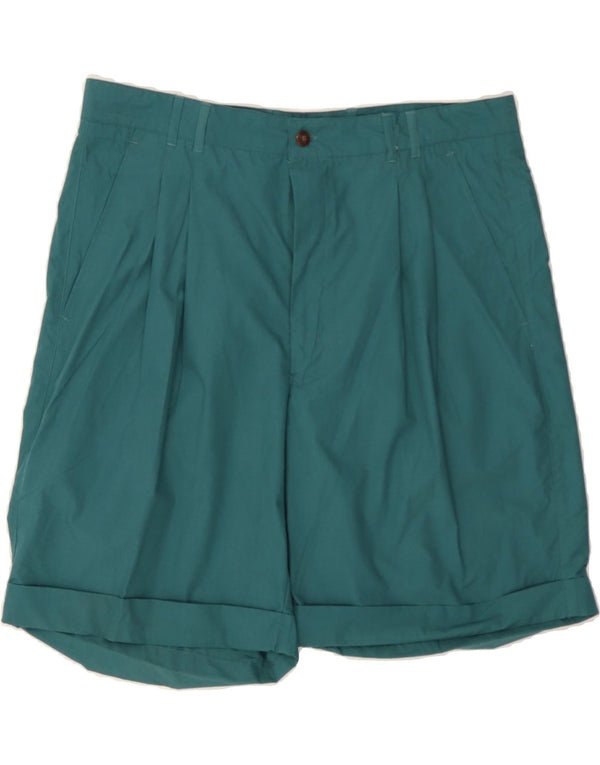 ST JOHN'S BAY Mens Pegged Chino Shorts XL W38 Green Polyester