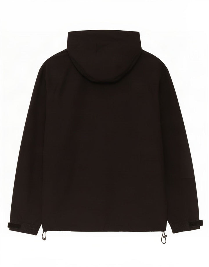 Giacca antipioggia da uomo con cappuccio grafico Helly Hansen UK 40 grande poliestere nero