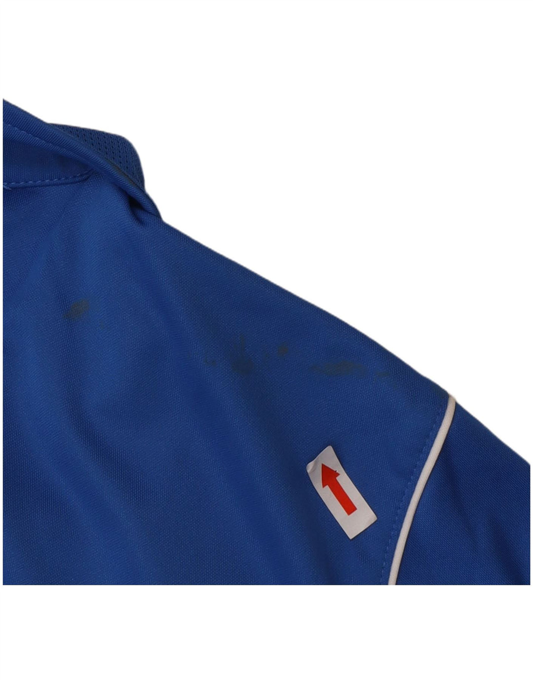Giacca sportiva da donna con grafica Nike, blu medio, in poliestere