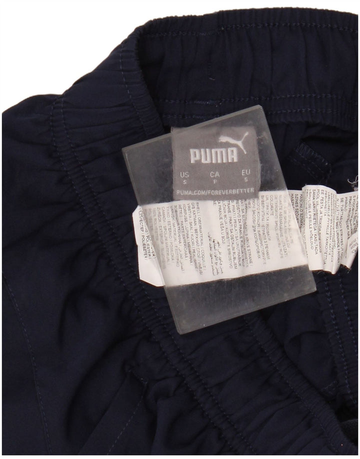 Pantaloncini sportivi da donna Puma UK 10 Small Blu Navy Poliestere