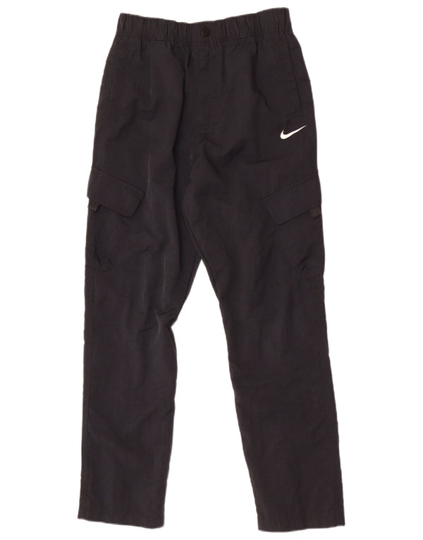 Pantaloni cargo dritti Nike da ragazzo 13-14 anni XL W26 L27 nylon nero