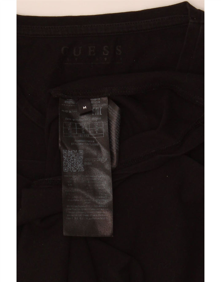 T-shirt grafica da donna Guess Top UK 8 Small Nera