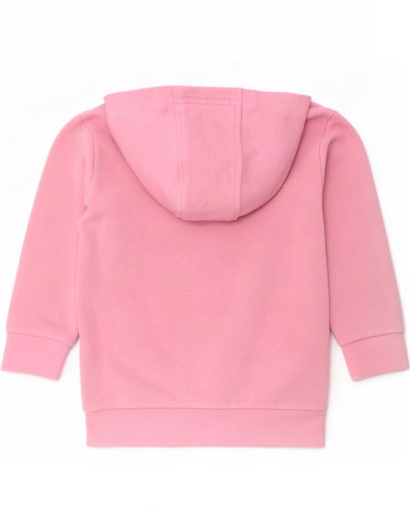 Felpa con cappuccio grafica per ragazze Adidas 2-3 anni in cotone rosa