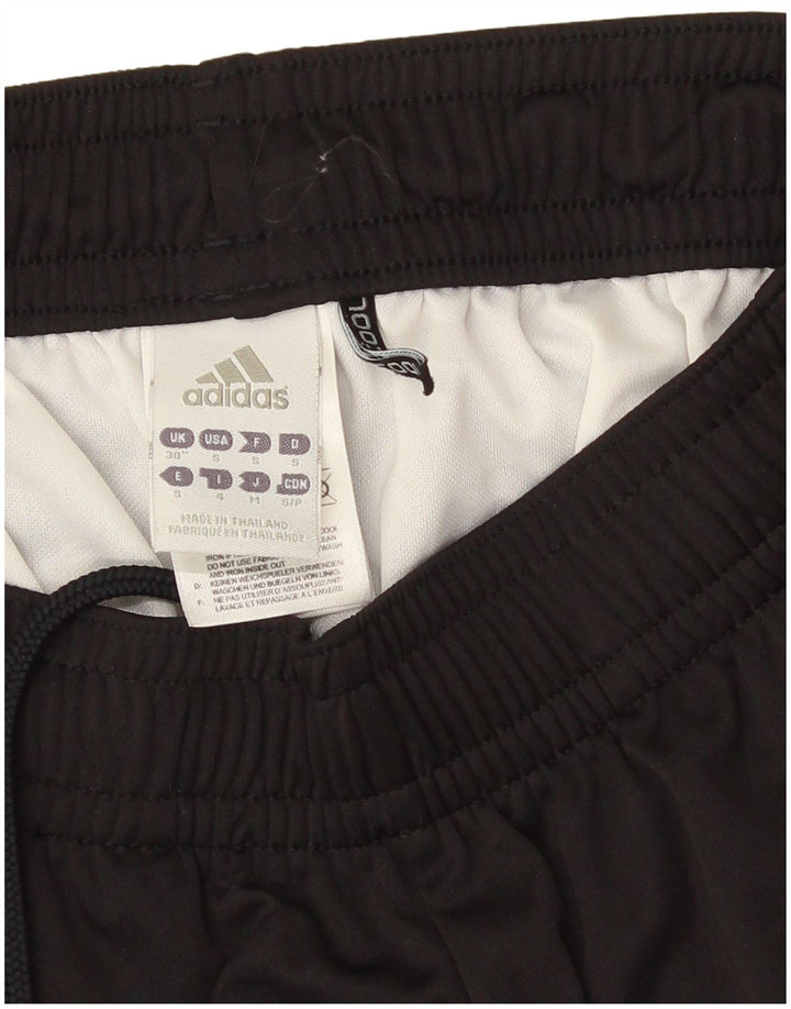 Pantaloncini sportivi Adidas Climacool da uomo piccoli in poliestere color block nero