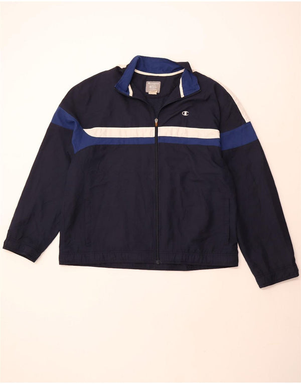 Giacca da tuta da uomo CHAMPION XL Poliestere color block blu navy