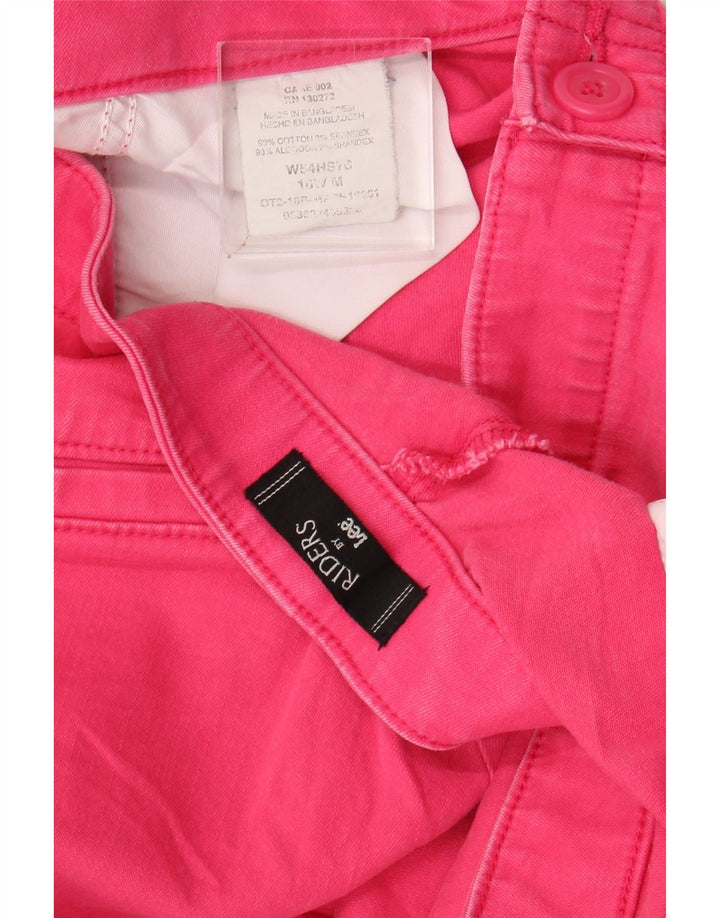 LEE Womens Riders Denim Shorts US 10 Large W40  Pink Cotton Vintage Lee and Second-Hand Lee from Messina Hembry 