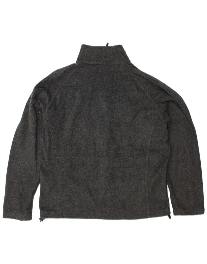 Giacca in pile da uomo COLUMBIA UK 40 Large Grigio Poliestere