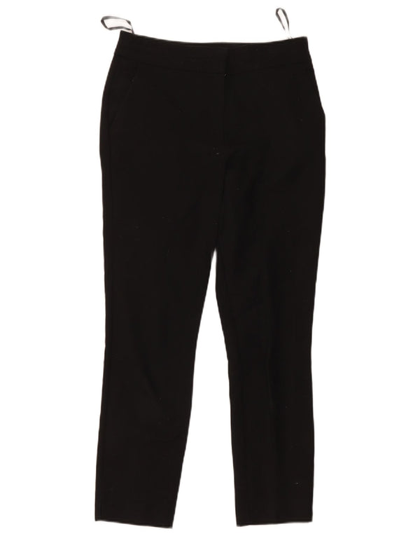 Pantaloni corti slim da donna Warehouse UK 8 piccoli W30 L25 cotone nero