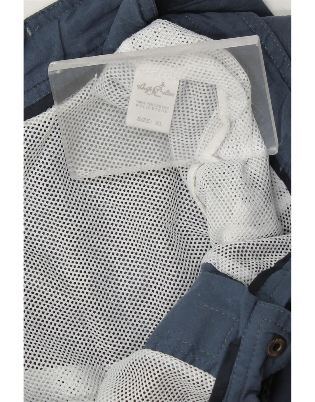 AUSTRALIAN L'ALPINA Pantaloncini sportivi grafici da uomo XL poliestere blu navy