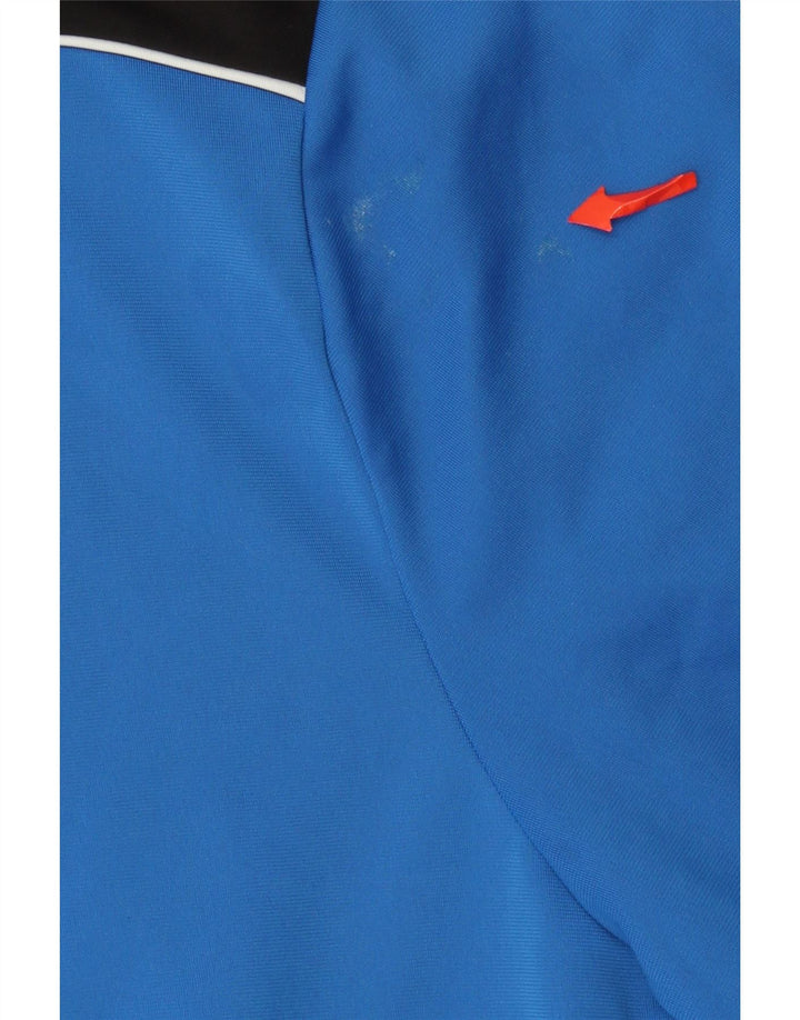 Giacca da tuta da uomo Puma Large in poliestere color block blu