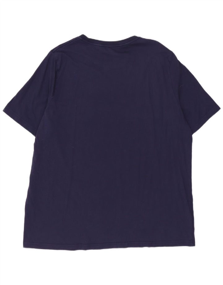 Maglietta grafica da uomo PUMA Top 2XL Blu navy