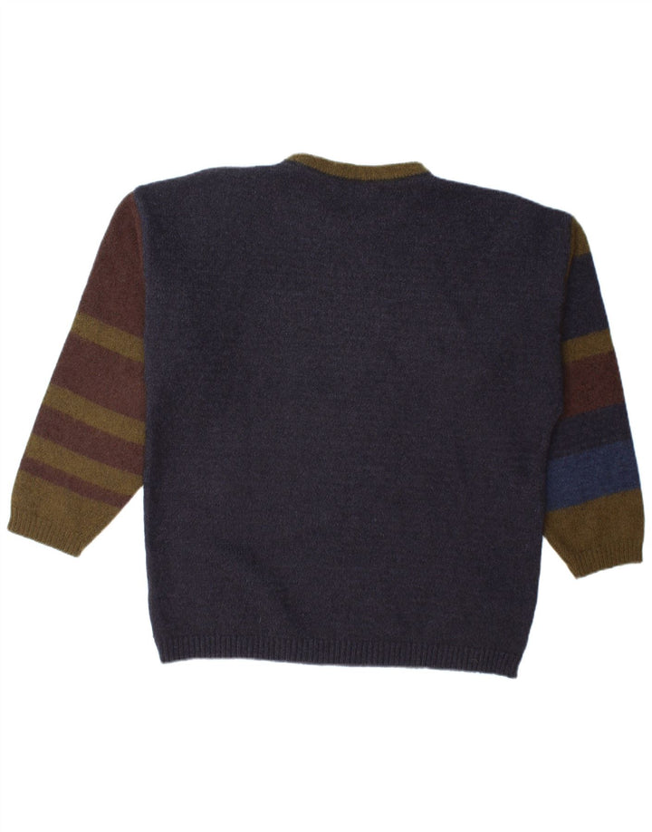 Maglione maglione girocollo da uomo Joop IT 52 Large blu navy color block