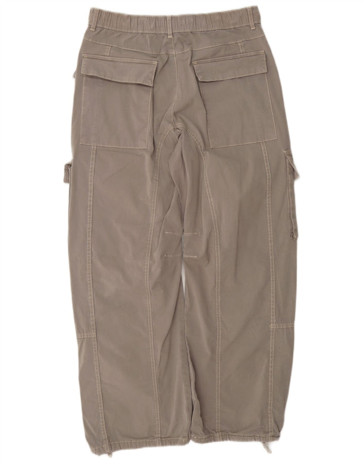 Pantaloni cargo dritti da donna Zara EU 38 Small W28 L28 Grigio