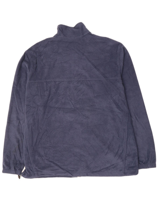 Giacca in pile da uomo Columbia UK 44 2XL Poliestere blu navy