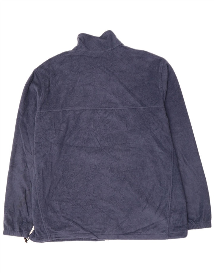 Giacca in pile da uomo Columbia UK 44 2XL Poliestere blu navy