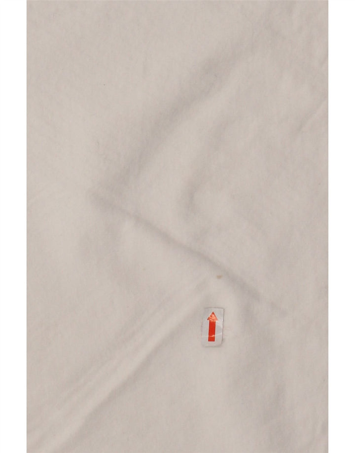 T-shirt da donna NIKE Top UK 12 cotone bianco medio